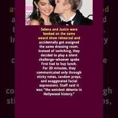 Selena and Justin were booked on the same award show #selenagomez #justinbieber #shortsfeed #shorts