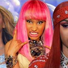 Nicki GOES ALL BLACK😈Meg PLAYS FOOTSIES DOWN CHARTS😭Bey FACE BUTCHERED😩Cardi TOUR OUTDO NICKI?..