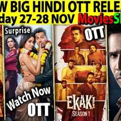 FRIDAY New Hindi OTT Release 27-28 NOV l Kantara2, Ekaki, Aaryan, MassJatharaSouthHindiMoviesSeries