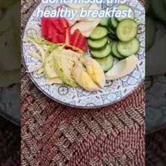 No Oil! No Junk! Just a Healthy Protein Breakfast 🥗Breakfast for Glowing Skin & Strong Muscles ..