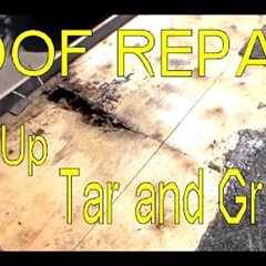 How to Repair a Roof Leak on a Built Up Tar and Gravel Roof