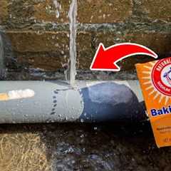 Amazing Drain Repair Plumbing Fix Invented by a 65-Year-Old Plumber Using Baking Soda!