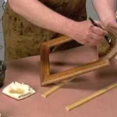 Glazing a picture frame part 1