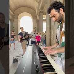 Bach Toccata and Fugue Musical battle: Electric Guitar vs Piano (Full Version!)