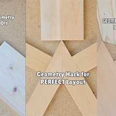 Mind-Blowing Geometry Techniques for Flawless Carpentry Layouts #geometry #carpentry #asmr