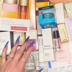 SATISFYING UNBOXING ASMR | *new skincare* + so many samples!! ( NO TALKING )