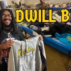 Thrifting for VINTAGE clothes at the GOODWILL BINS