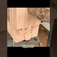 extremely creative Japanese woodworking joints #viral #shorts #woodworking