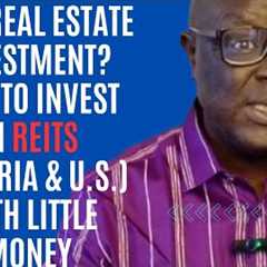 REITS:HOW TO INVEST IN REAL ESTATE WITH LITTLE MONEY IN (NIGERIA & U.S.): STEP-BY-STEP GUIDE