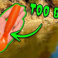 Fishing With The BIGGEST Lures I Could Find! (GIANT SOFT PLASTICS!)