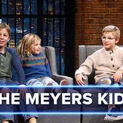 Seth Meyers Surprises His Kids with a Late Night Interview