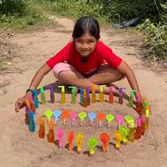 Part 127 Survival Skills SMART Ideas and USEFUL in Forest With Single Mom  Jungle Life