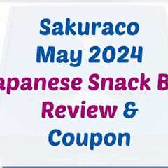 Sakuraco May 2024 Hakone Box Artisinal Japanese Snack Box Tasting/Unboxing + Coupon