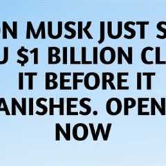 📃ELON MUSK JUST SENT YOU $1 BILLION CLAIM IT BEFORE IT VANISHES.