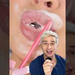 TERRIFYING Lip Care Routine. #skincare #dermreacts