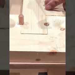 Carpentry is a technique for joining wood without using nails #woodwork #diyprojects