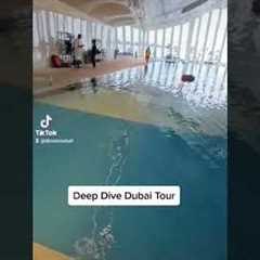 Tour in Deep Dive Dubai #deepdivedubai #scubadiving #shorts