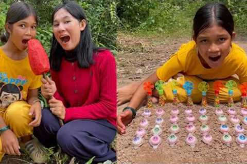 Part 65 Survival Skills SMART Ideas and USEFUL in Forest With Single Mom  Jungle Life