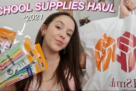 HUGE back to school supplies haul 2021! || uk