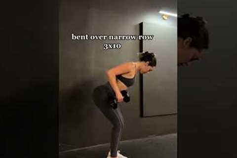 Upper Body dumbbell only workout #beginnerworkout