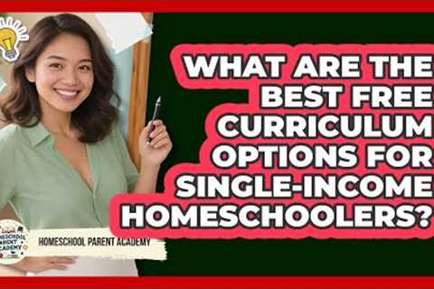 What Are The Best Free Curriculum Options For Single-income Homeschoolers?