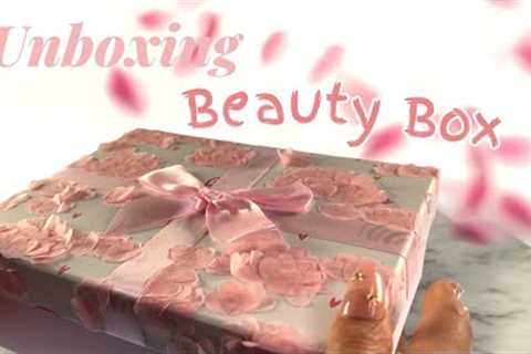 🌸💋 ASMR Beauty Box Unboxing | CHANEL Chance, ANUA, Rare Beauty &amp; Revolution Makeup Sounds