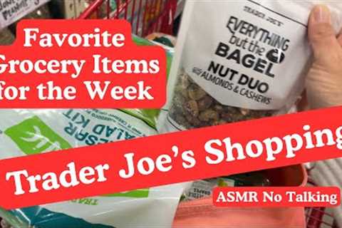 Trader Joe’s Favorites Grocery Shopping Haul  🛒 October2025 | ASMR Shop With Me | No Talking