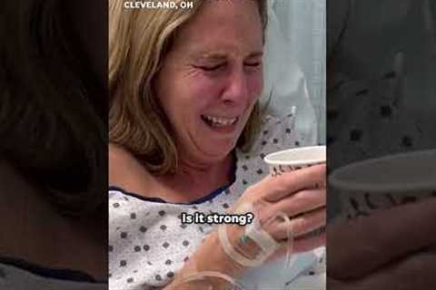 Woman smells for the first time after suffering with long COVID for two years #Shorts