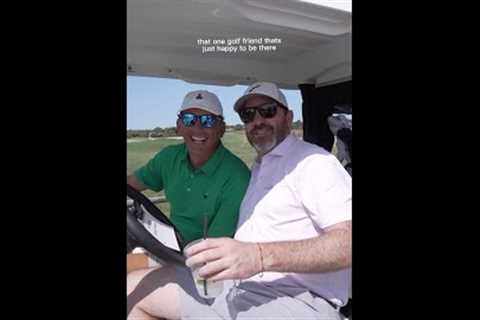 Tag that one friend who is just happy to be golfing!