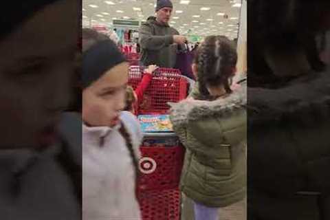 CUTE GIRLS GOES BLACK FRIDAY TOY SHOPPING AT TARGET MALL #target #shorts #toyshopping #blackfriday