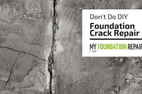 DIY Crack Repair | My Foundation Repairs