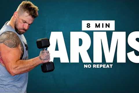 Build Stronger Arms in Just 8 Minutes | Dumbbell Only Arm Workout