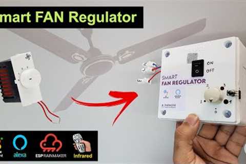 IoT Smart Fan Regulator using ESP32 & AC Dimmer | ESP RainMaker + Alexa + Google Home Control