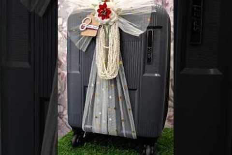 Creative Wedding Gift Wrapping Ideas|Troussue Bag Decoration|Trolley Bag#wedding #troussue #shorts