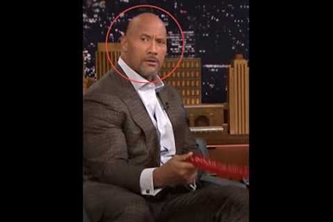 The Rock Emoted Live in An Interview 💀#shorts #therock #jimmyfallon #goofyahh #eyebrows #viral
