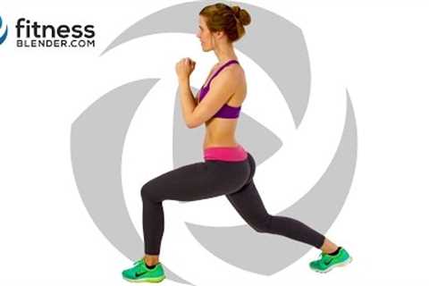 Fat Burning HIIT Workout - At Home HIIT Cardio with Warm Up (with Low Impact Modifications)