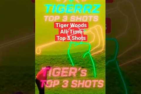 TIGER WOODS TOP 3 SHOTS 🐐🐅👑 #shorts #tigerwoods #goat #top3 #unbelievable #moments