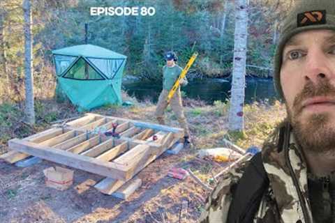 Sauna at River, Tool Shed |EP80| Log Cabin Build on Off-Grid Homestead