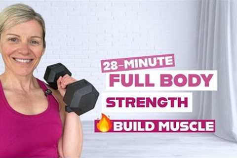 28 Minutes to Stronger: A Beginner-Friendly Complete Home Dumbbell Workout for Women 40+