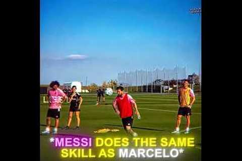 Marcelo Skills Vs Messi 😂