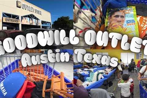 Goodwill Outlet The BEST Thrift Store In America! Austin Texas Thrift Shopping at Goodwill!