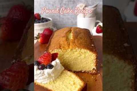 How to Make Pound Cake | How to Make Pound Cake at Home | Bakery Style Vanilla Pound Cake Recipe