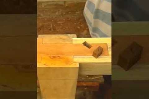 AWESOME TECHNIQUES Japanese Traditional Joints_Without Nails #shortvideo #shorts #carpentry