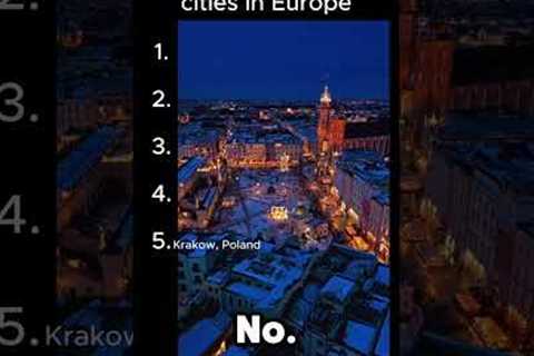 💶 Top 5 Cheapest Cities to Visit in Europe (You Won’t Believe #1!) ✈️🌍