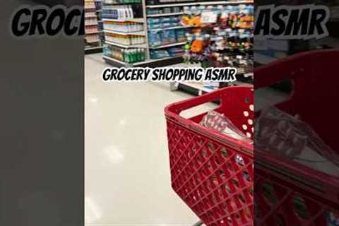 Grocery Shopping ASMR. #targetrun #momlife