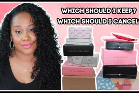 ARE BEAUTY SUBSCRIPTION BOXES WORTH IT? UNBOXING 12 BEAUTY BOXES - WHICH TO KEEP? WHICH TO CANCEL?