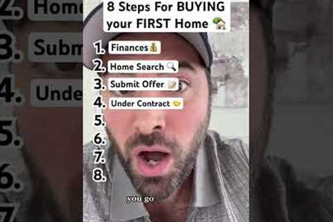 Steps For BUYING a HOME 🏡 | Millennials, Gen Z And First Time Homebuyers