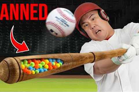 I Snuck An Illegal Bat Into A Real Home Run Derby