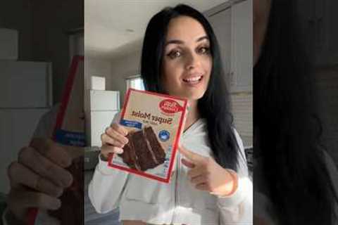 Making box cake mix taste homemade!