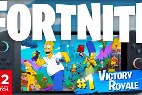 Fortnite Nintendo Switch 2 Performance: The Simpsons Season 6 Victory Royale